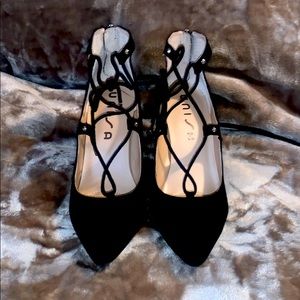Lace Up Pointed Toe Heel - Unisa